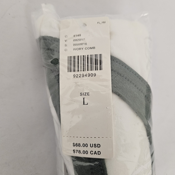 Anthropologie x Gola Graphic Ringer Baby Tee in Ivory and Green NWT - Picture 12 of 16